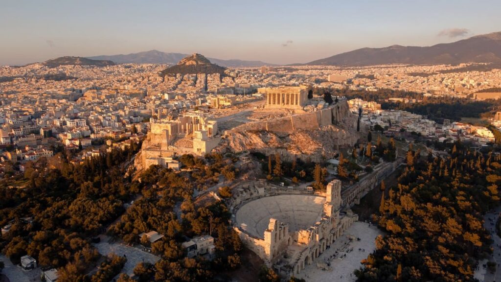 Foto acrópolis Atenas
