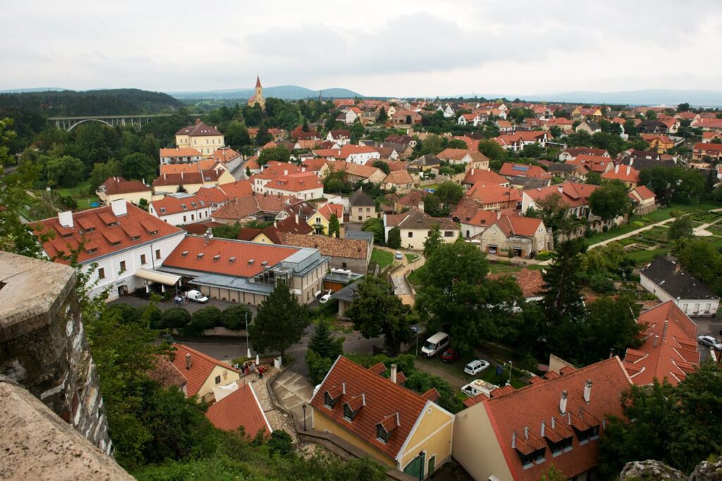 Foto panoramica de Veszprem