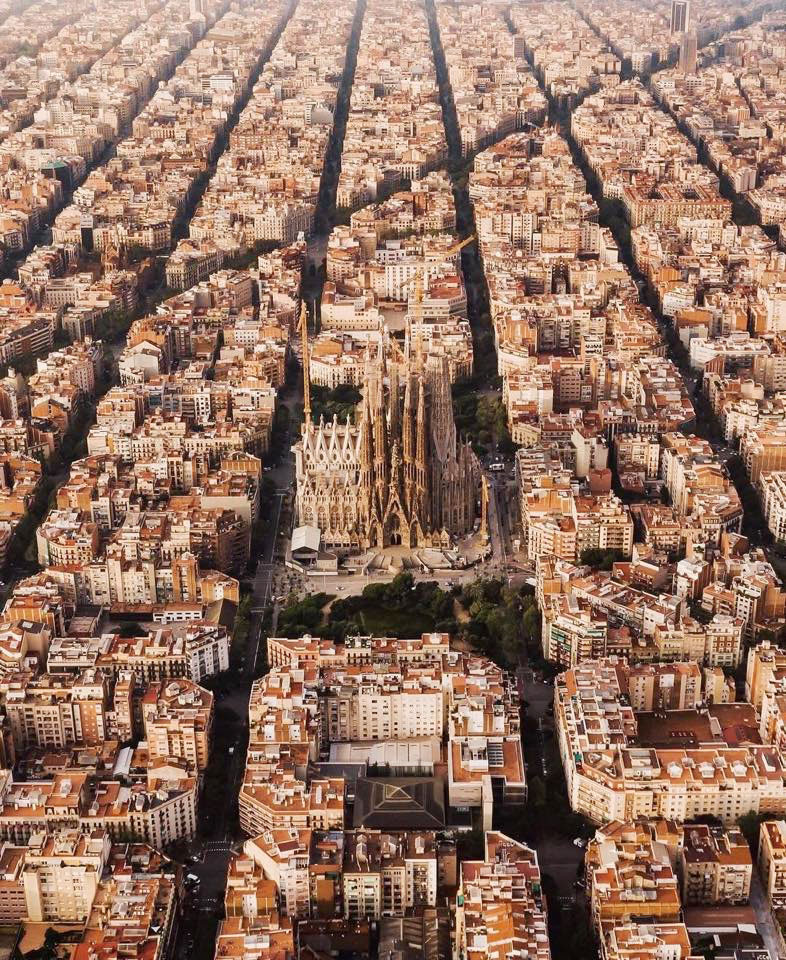 Barcelona-vista-aerea - Viajar Barato Agora